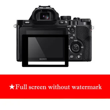 Grūdintas Stiklas Screen Protector, Sony A7 A7S A7R A7K Kamera Kino Grūdintas Kino ILCE-7 visas Juodas krašto Jt-vandenženklis LCD Ekranas
