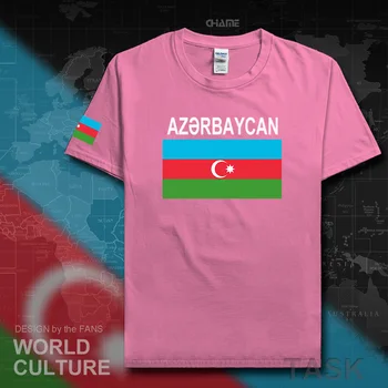 Azerbaidžano azerbaidžano vyrų t shirts 2017 megztiniai tauta komandos marškinėlius medvilnės marškinėliai drabužių tees šalies sporto šaligatvio AZE