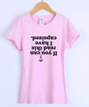 JEI TU GALI SKAITYTI, TAI aš TURIU IŠVIRTĘS T-marškinėliai Moterims iki 2017 m. Vasaros Nelaimę Stilius Spausdinti Moterų marškinėliai Harajuku Kawaii Marškinėliai