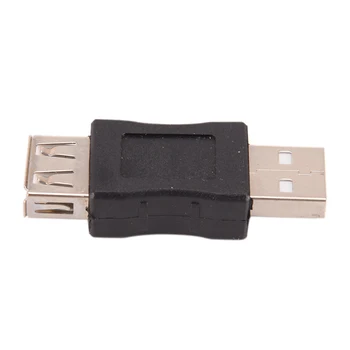 ČIURKŠLĖS Standartinis USB 2.0 A Tipo Vyrų ir Moterų Adapterio Jungtys, prailginimo Linijos Pastatymo Extension Adapter