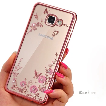Minkšto Silikono TPU Gėlių Telefono dėklas Samsung Galaxy A3 A5 2017 A7 S3 S4 S5 S6 S7 Krašto S8 Plius j3 skyrius J5 2016 J7 Grand Premjero atveju