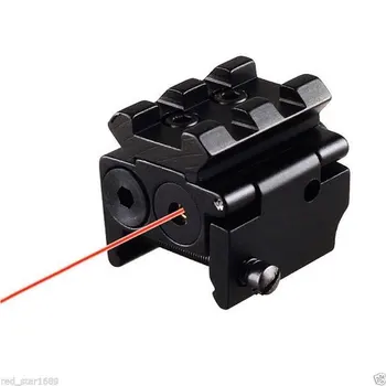 Mini Kolonėlė Kompaktiškas Red Dot Lazerinio Taikiklio, Su Nuimamu Picatinny 20mm Geležinkelių Pistoletas Oro pistoletas, Šautuvas Medžioklei Accessious