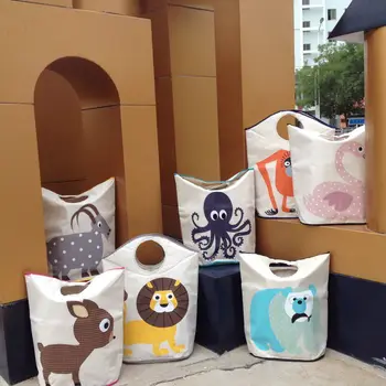 INS serijos kabrioleto skalbimo basketd nešvarių drabužių saugojimo krepšys žaislų aplinkos apsaugos medžiaga vaikams