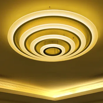 Šiuolaikinės Akrilo led lubų šviesos lempos dizaineris miegamojo lubų lempa geometriniai lempa geometriniai lubų šviestuvai lampada de teto