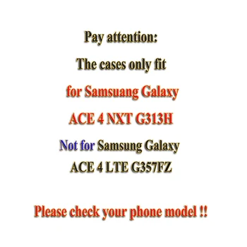 TAOYUNXI TAOYUNXI Telefono Dėklai Samsung Galaxy ACE 4 NXT G313 G318H 4.0 colių G313H Padengti 
