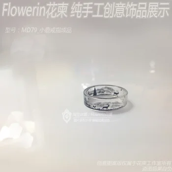 Gėlių Kvietimą Žiedas Filmas Modelis Stripe_ Medžiaga modelis žiedas HUA JIAN pelėsių džiovintos gėlės 