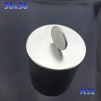 1pc N52 magnetas 50x30 mm karšto turas magnetai 50*30mm Stiprūs magnetai Retųjų Žemių Neodimio Magnetas 50x30mm didmeninė 50*30