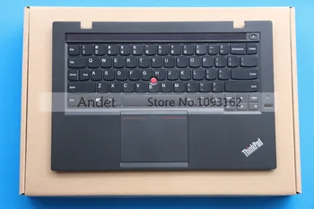 Restauruotas Lenovo ThinkPad X1 Carbon Gen 2 MT: 20A7 20A8 Apšvietimu US Klaviatūra + Palmrest Padengti w/ Touchpad