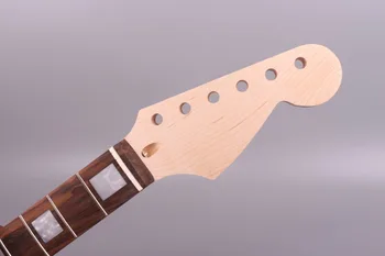 ST elektrinės gitaros kaklo nebaigtų 22 nervintis 24.75 colių 628mm raudonmedžio pagamintas raudonmedžio fingerboard