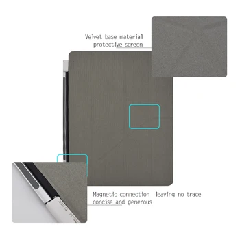 4 Figūros Stovi Magnetinio Smart Case For iPad 2 3 4 PU Odos Ultra Plonas, Tik Priekiniai Šoniniai Veidrodėliai Coque Su Stylus Pen Naujas