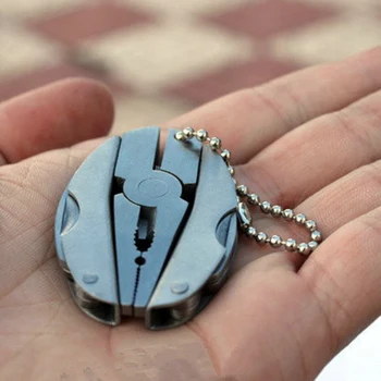 Lauko Vaikščiojimo Priemonė, Mini Kabrioleto Muilti-funkcinis Tiekėjas Apkabos Keychain Kišenėje Multitools Lauko