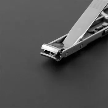 Nerūdijančio Plieno Nagų Clipper Ultra Plonas Mažas Sulankstomas Keychain EDC Kišenėje Įrankis