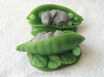 Silikono formos pelę į žirniai silicio pelėsių muilo ir žvakių formų skirti pyragas papuošalai