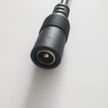 LED Jungtis DC 5.5 x 2.1 mm Female jack adapteris, Kabelis viela, Led Juostelės Maitinimo Adapterį Prijunkite Laido