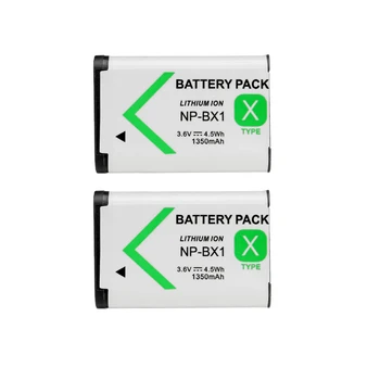 2vnt/daug NP BX1 NP-BX1 Baterija SONY DSC RX1 RX100 RX100iii M3 M2 RX1R WX300 HX300 HX400 HX50 HX60 GWP88 PJ240E HDR-AS15 AS10