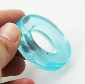 Crystal nedelsiant gaidys žiedas ejakuliacija, varpos žiedas dildo Želė extender erekcija pora sekso produktai žaislai vyrams