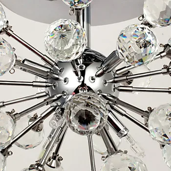 Flush Mount Šiuolaikinės Kristalų Lubų Lempa Kambarį Žibintai kristalų (lcd LED Lubų Šviesos Plafon blizgikliai De Cristal
