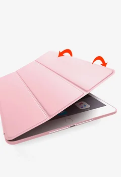 Luxury smart Originalus PU odos atveju iPad oro Magnetinis Auto Pabusti Miego Flip cover for iPad 5 A1475+ekrano plėvelė+rašiklis