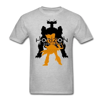 T Marškiniai Vyrai Horizontas lygus Nuliui Aušros Mašina ir Aloy Marškinėliai Karšto Pardavimo Nuostabus Custom T-Shirt Paauglys Viršūnės