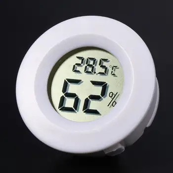 Mini LCD Ekranas Turas Skaitmeninis Termometras, Temperatūros, Drėgmės Matuoklis Drėgmėmačiu Šaldytuvas Šaldiklis Testeris Detektorius Aukštos Kokybės