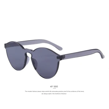LINKSMŲ Mados Moterų Kačių Akių Atspalvių Prabangūs Integruoti Saulės akiniai Akiniai Candy Spalva UV400